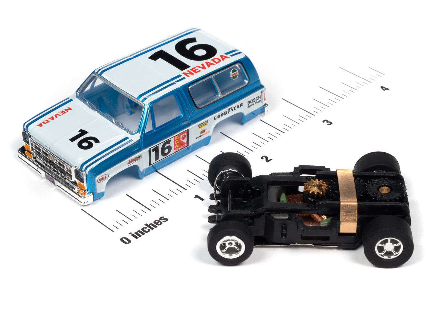 1977 Chevrolet Blazer (X-traction), Rally X-Traction - 2023 Release 3 - Version A
The 1977 Chevrolet Blazer was a powerful and rugged SUV that was highly capable off-road, making it a popular choice for rally racers looking for a versatile and reliable vehicle.