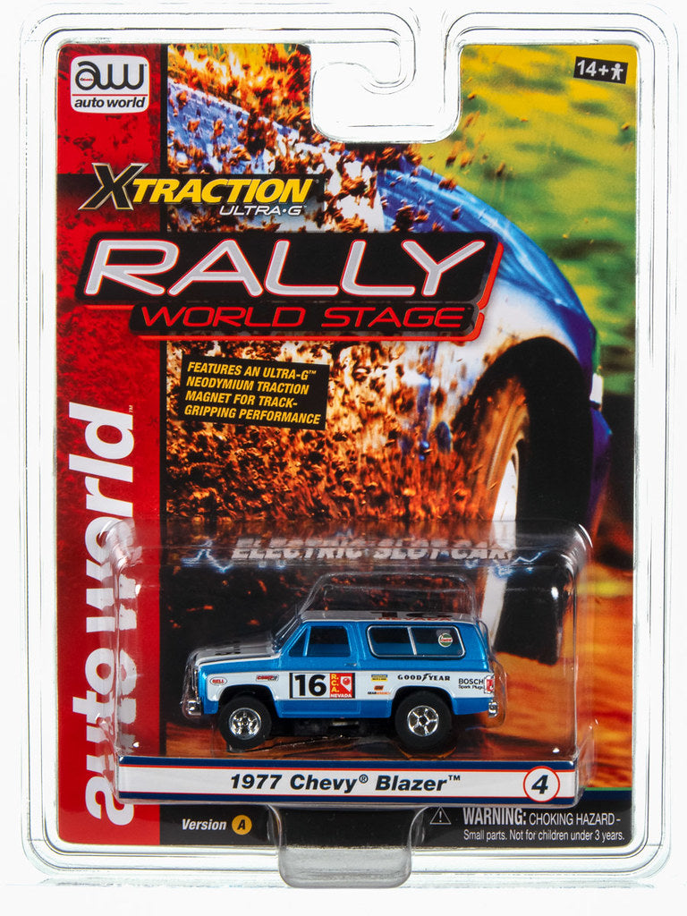 1977 Chevrolet Blazer (X-traction), Rally X-Traction - 2023 Release 3 - Version A
The 1977 Chevrolet Blazer was a powerful and rugged SUV that was highly capable off-road, making it a popular choice for rally racers looking for a versatile and reliable vehicle. Available for pickup in Newton Falls, Ohio 44444.
