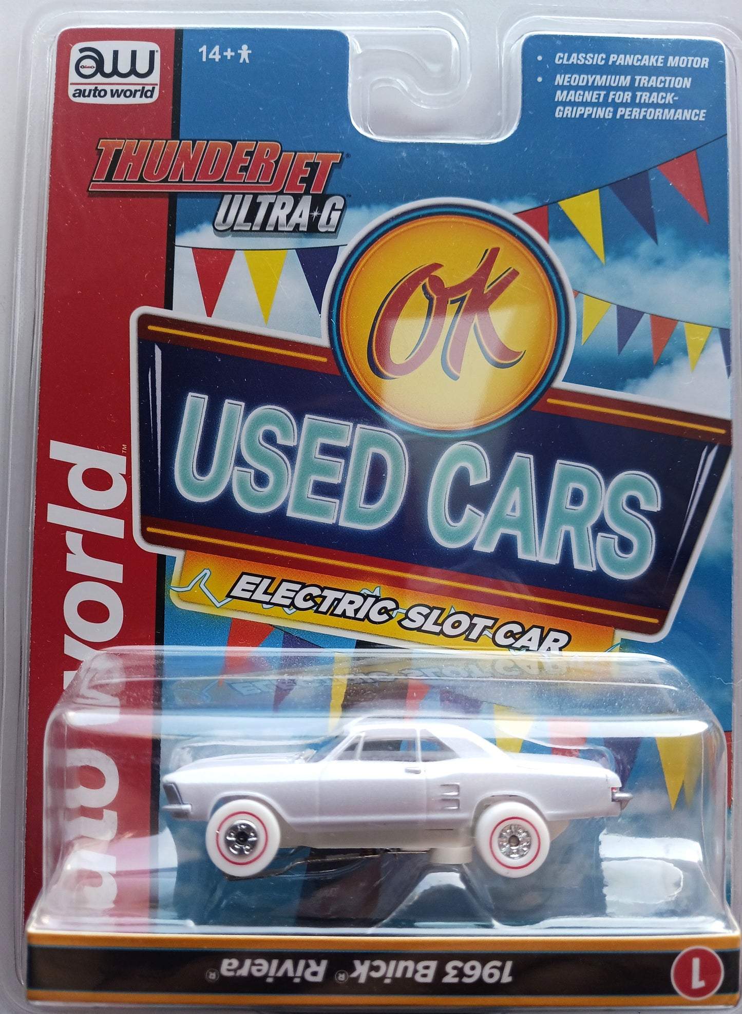 1963 Buick Riviera - iWheel with upside down label - Version A- Ok Used Cars - Thunderjet Ultra-G - 2023 Release 1.