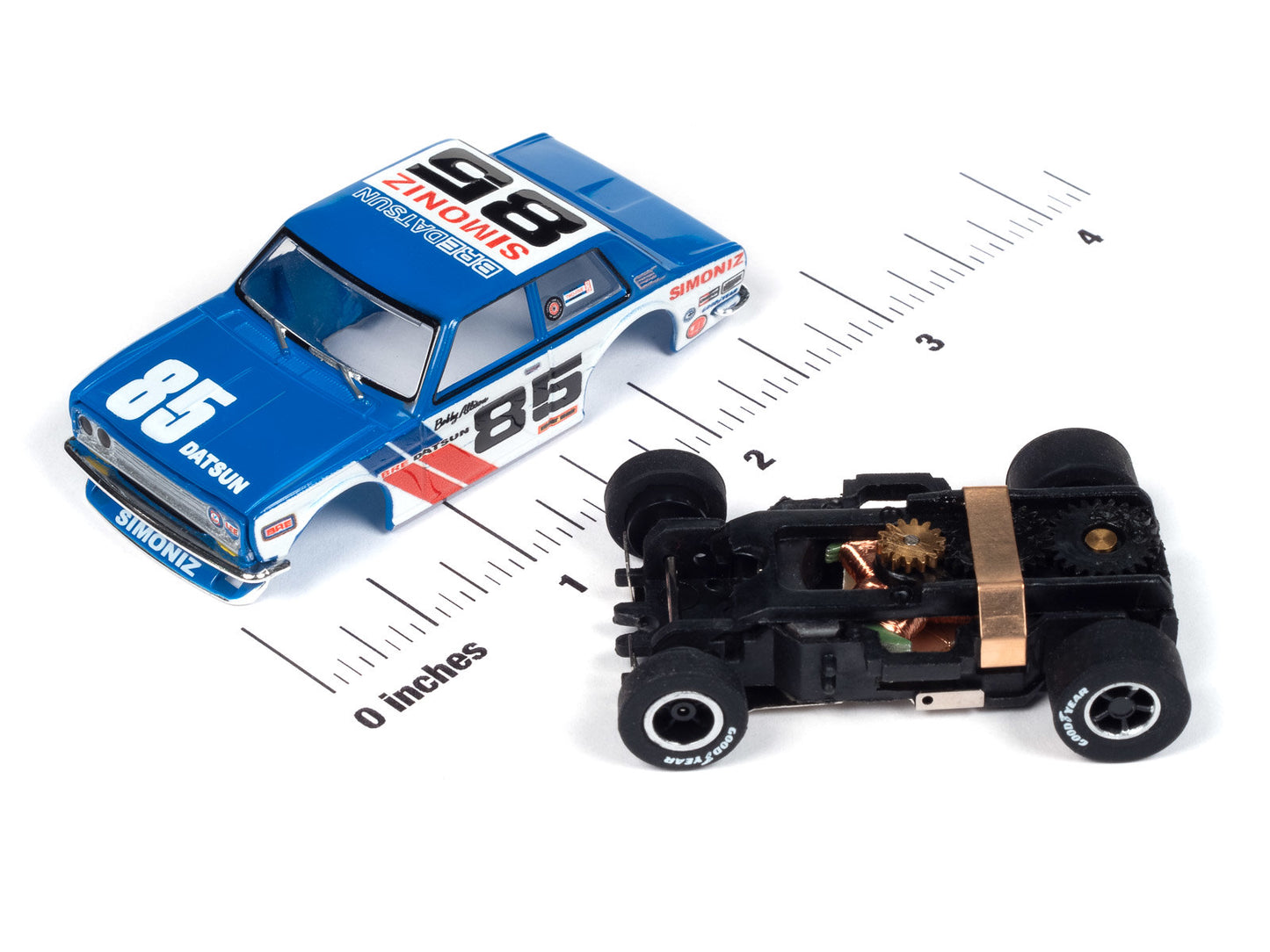 BRE 1972 Datsun 510 Auto World Xtraction Slot Car