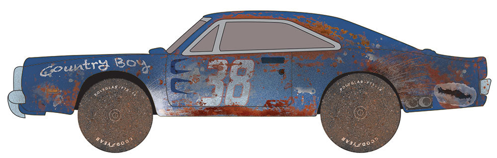 1969 Dodge Charger-Dark Blue , Auto World 2025 Release 2, Thunderjet Thunder Road
