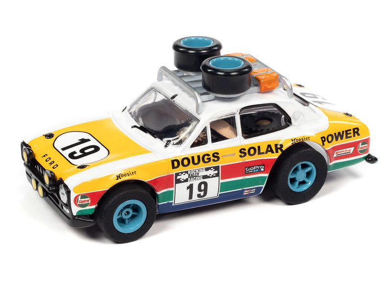 1975 Ford Escort w/Roof Rack (X-traction)
Rally X-Traction - 2023 Release 3 - Version B
The 1975 Ford Escort rally was a high-performance version of the popular compact car that dominated the rally racing scene in the 1970s.