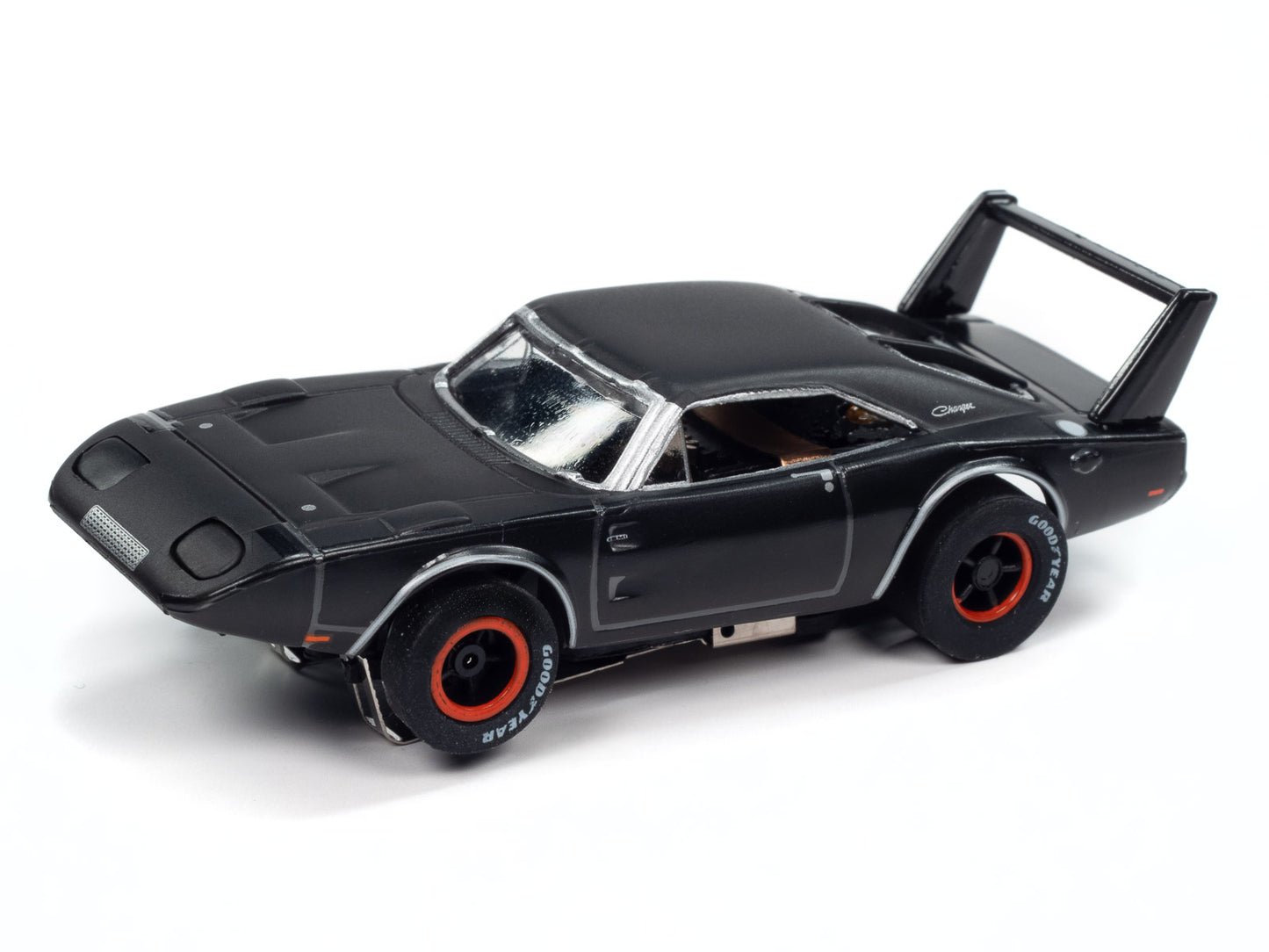 1969 Dodge Daytona – Flat Black, Auto World XTraction Chassis.