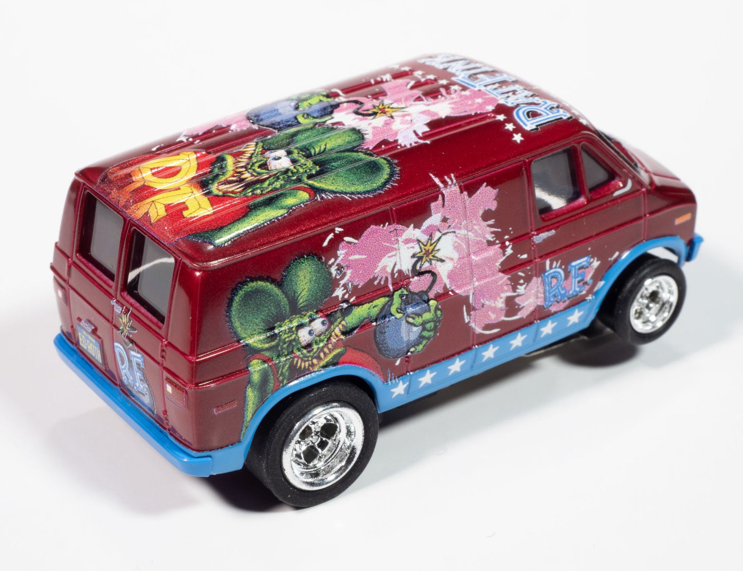 Limited Supply Exclusive Rat Fink Slot Car 73 Dodge Van