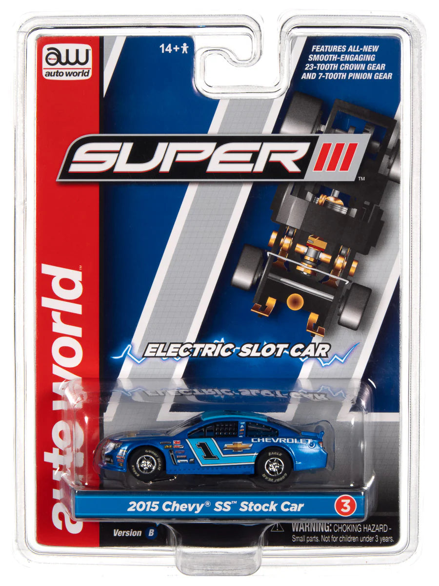 Super III Electric Slot Car - Release 1 2022 - Version B
2015 Chevy SS Stock Car
