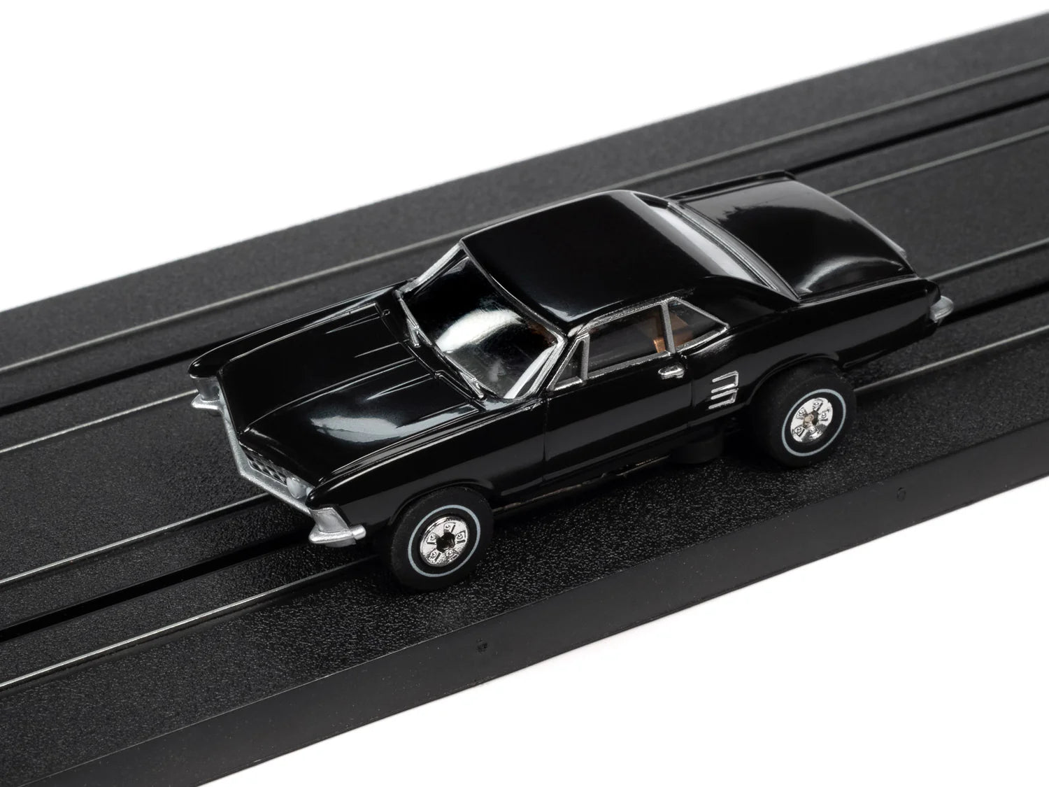 1963 Buick Riviera - Black - Version A- Ok Used Cars - Thunderjet Ultra-G - 2023 Release 1. on the track.