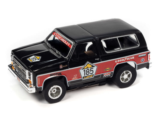 1977 Chevrolet Blazer (X-traction)
Rally X-Traction - 2023 Release 3 - Version B

1977 Chevrolet Blazer (X-traction)The 1977 Chevrolet Blazer was a powerful and rugged SUV that was highly capable off-road, making it a popular choice for rally racers looking for a versatile and reliable vehicle.