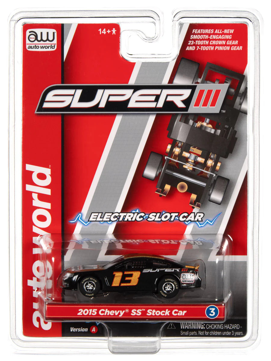 Super III Electric Slot Car - Release 1 2022 - 2015 Chevy SS Stock Car