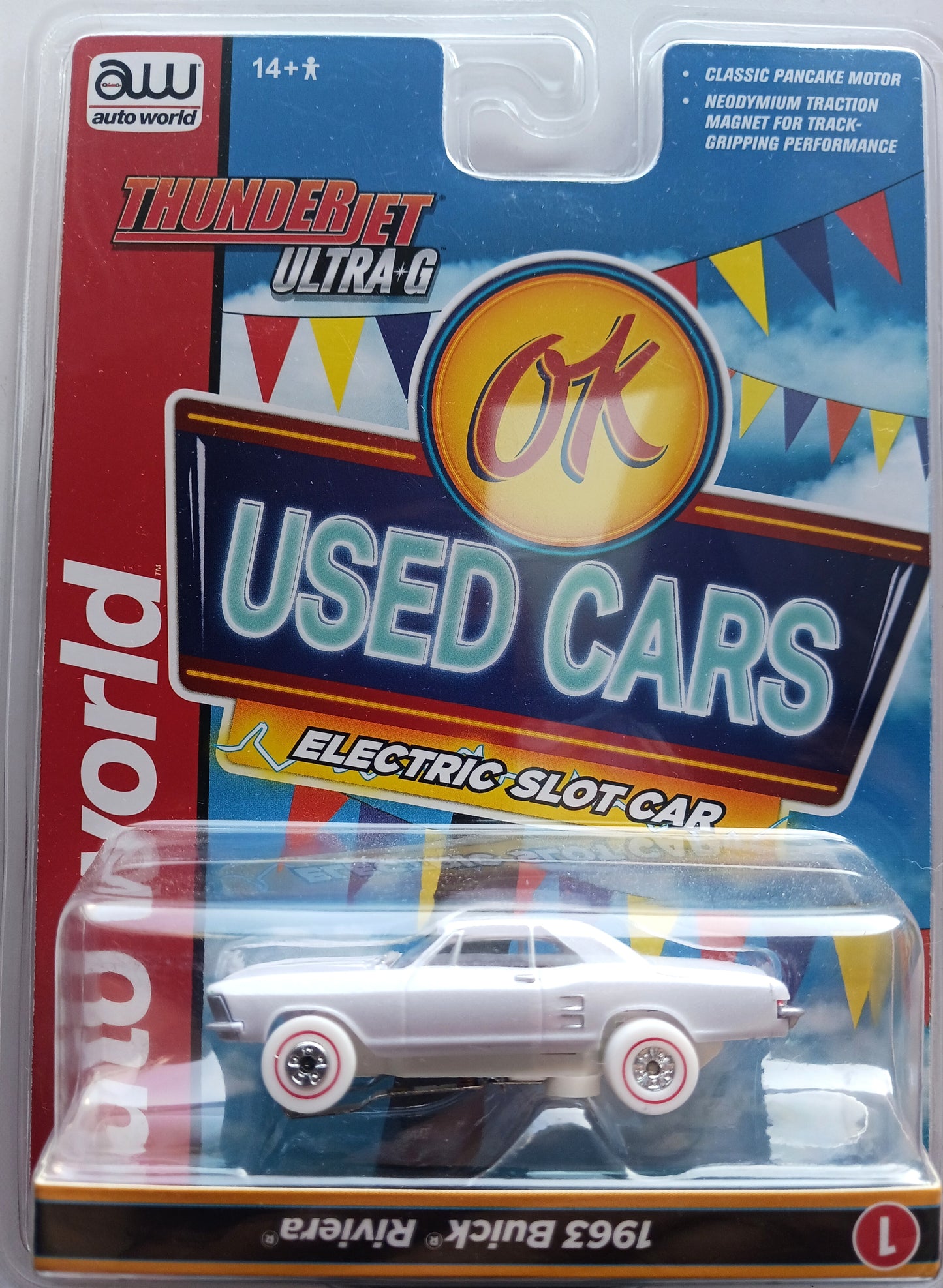 1963 Buick Riviera - iWheel with upside down label - Version A- Ok Used Cars - Thunderjet Ultra-G - 2023 Release 1. 