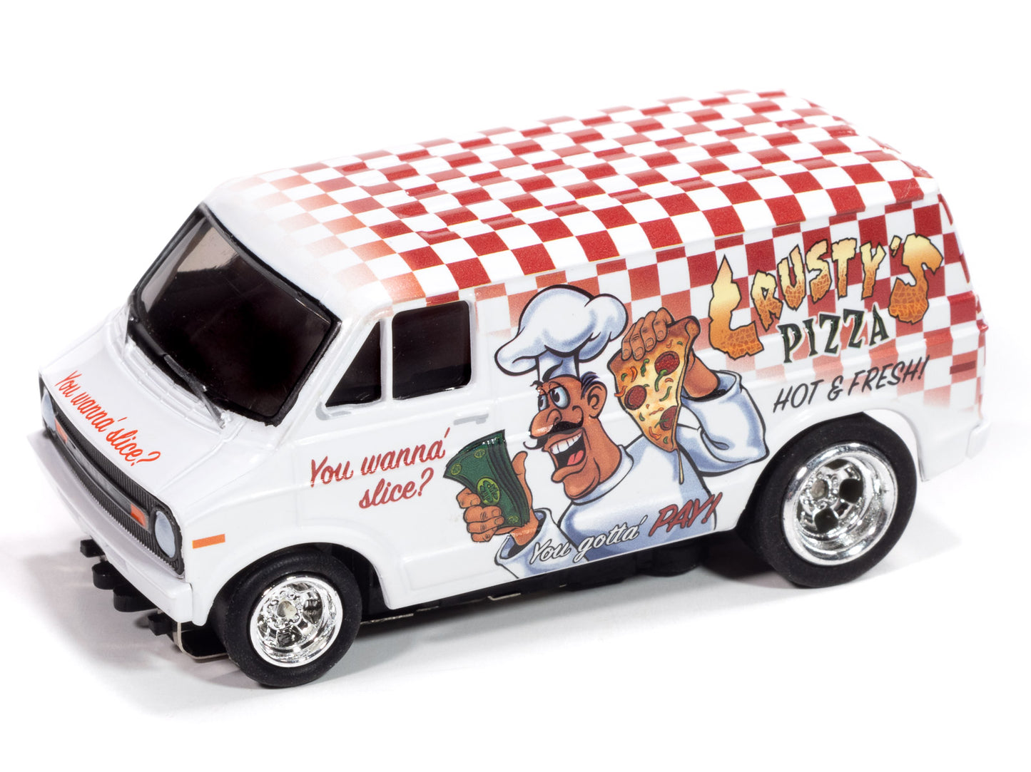 Auto World - On Call Release 1 - 2025. 1973 Dodge Pizza Delivery Van - Version B. Slot cars