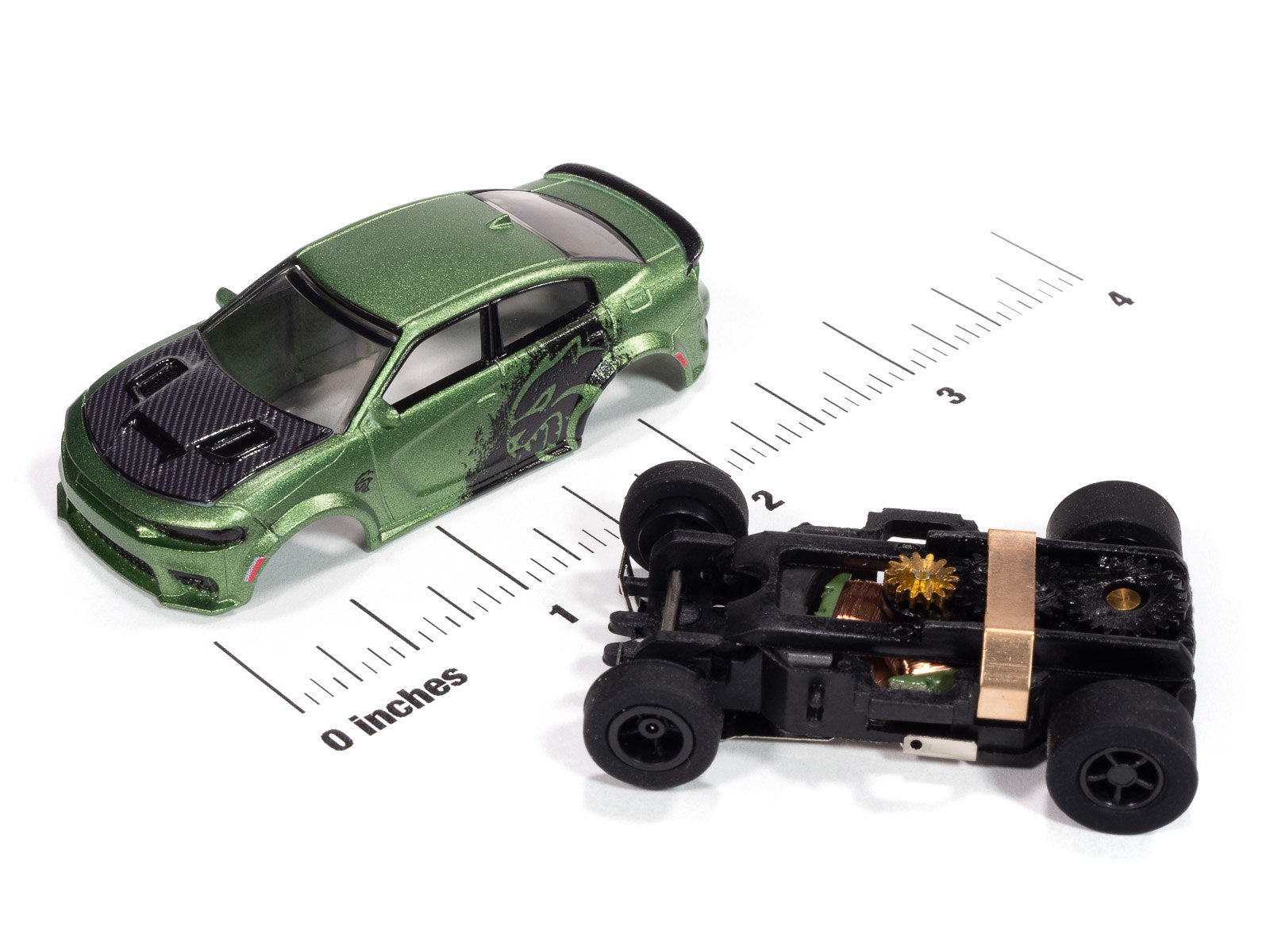 Auto World Slot Cars, 2021 Dodge Charger SRT Hellcat Redeye (Flat Green & Gloss Black) Version A
Blacktop Bruisers X-Traction 2025 Rel 2
Auto World XTraction Chassis