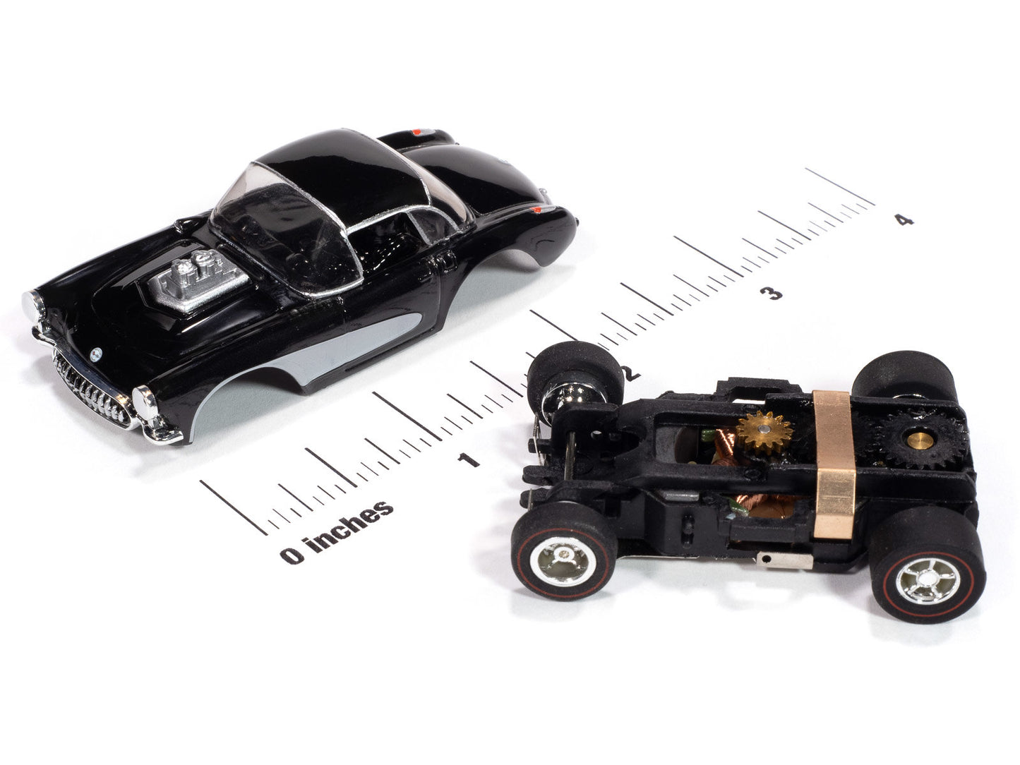 Auto World Slot Cars, 1957 Chevy Corvette Convertible (Gloss Black & Silver) Version A
Blacktop Bruisers X-Traction 2025 Rel 2
Auto World XTraction Chassis