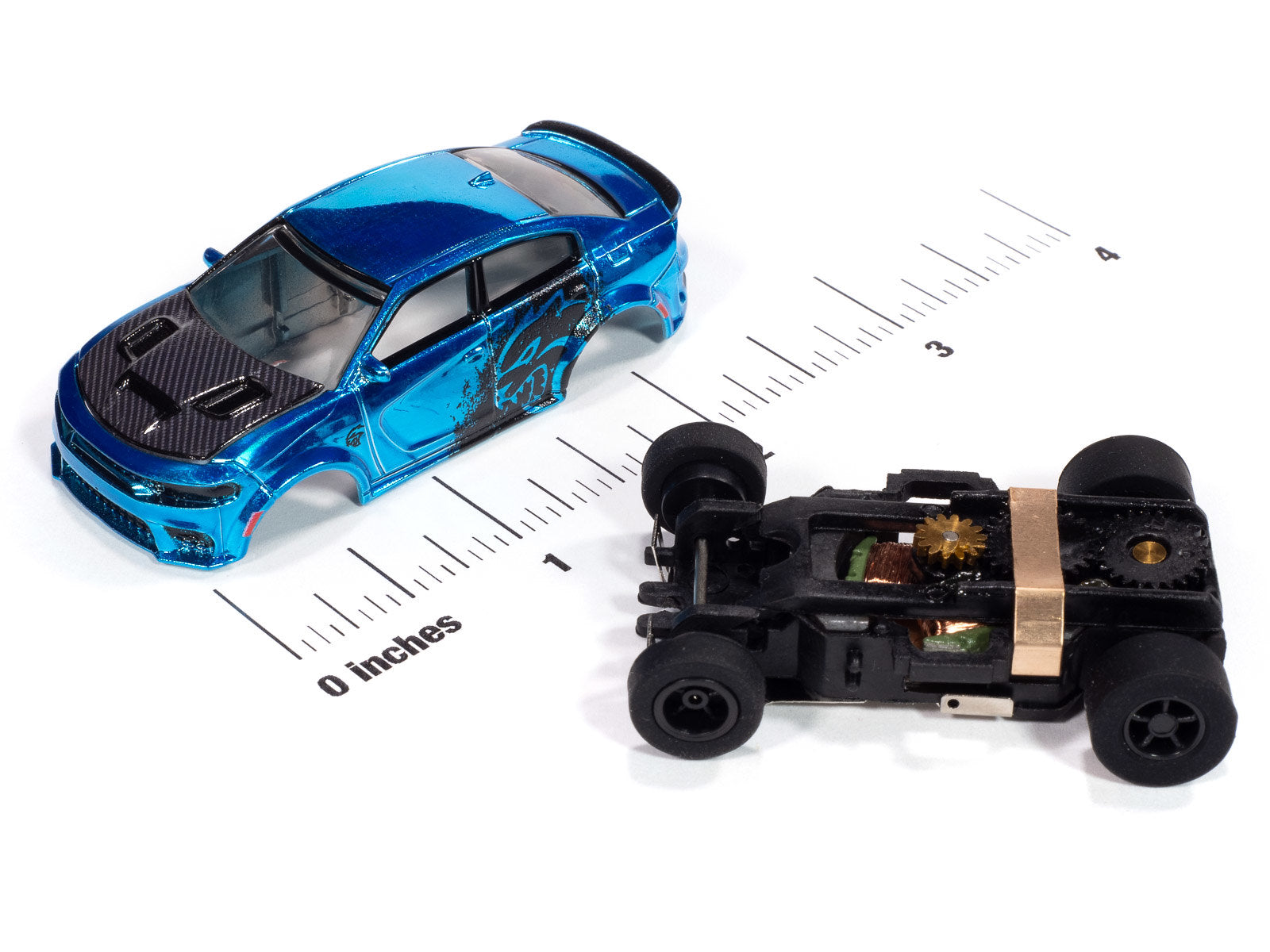 Auto World Slot Cars, 2021 Dodge Charger SRT Hellcat Redeye (Chrome Blue & Gloss Black) Version B
Blacktop Bruisers X-Traction 2025 Rel 2
Auto World XTraction Chassis