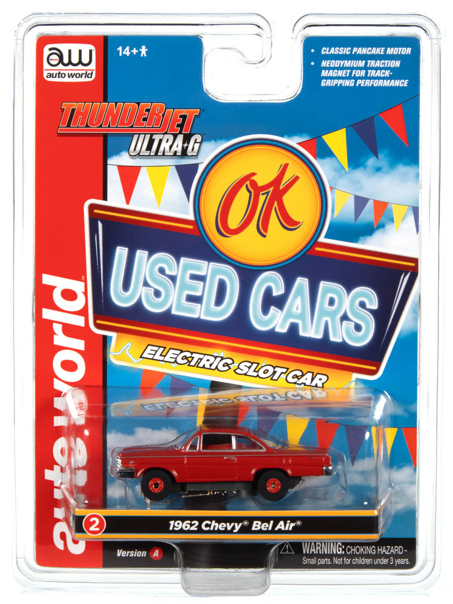 1962 Chevy Bel Air - Version A - Ok Used Cars - Thunderjet Ultra-G - 2023 Release 1 in package.