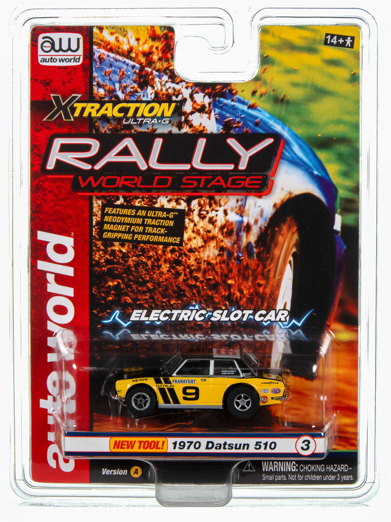 1970 Datsun 510 (X-traction)
Rally X-Traction - 2023 Release 3 - Version A - Slot Cars