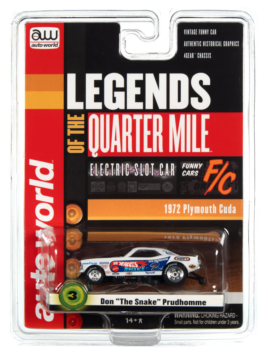 Auto World slot cars, 1972 Plymouth Cuda Funny Car The Snake