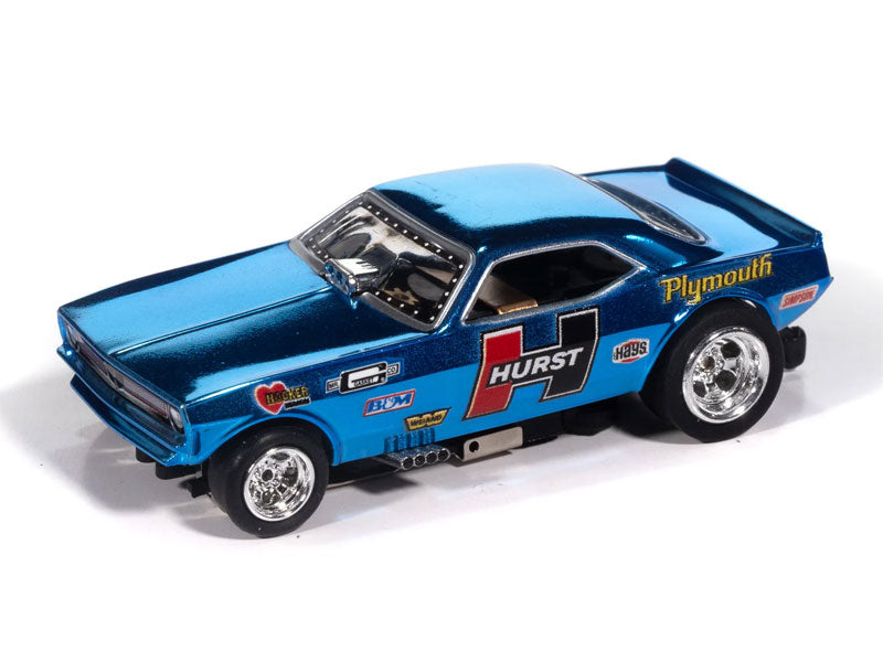 1970 Plymouth Barracuda Drag Hurst Shifters Blue