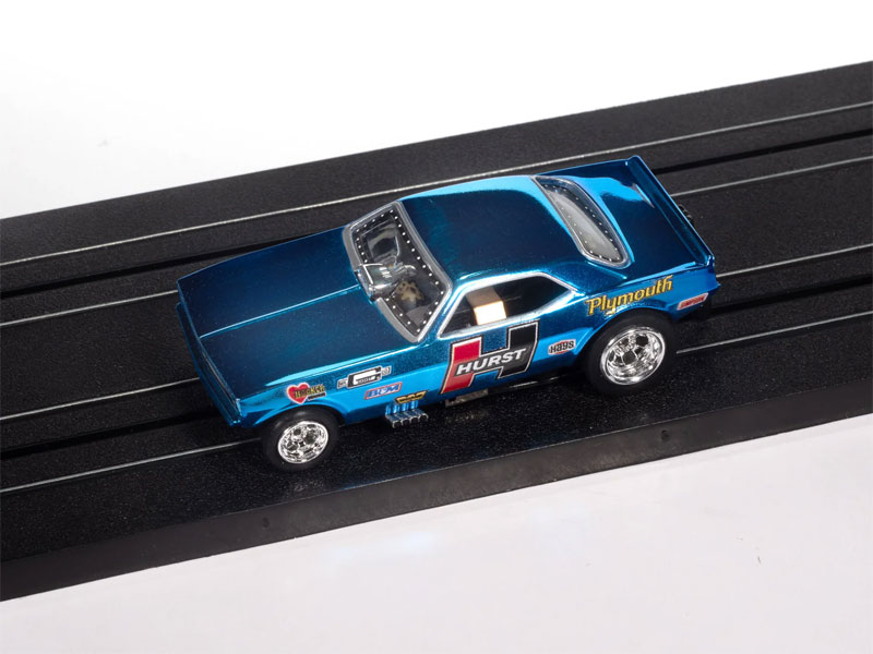 1970 Plymouth Barracuda Drag Hurst Shifters Blue