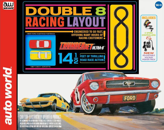 1:64 Scale Double 8 Racing Slot Car Set