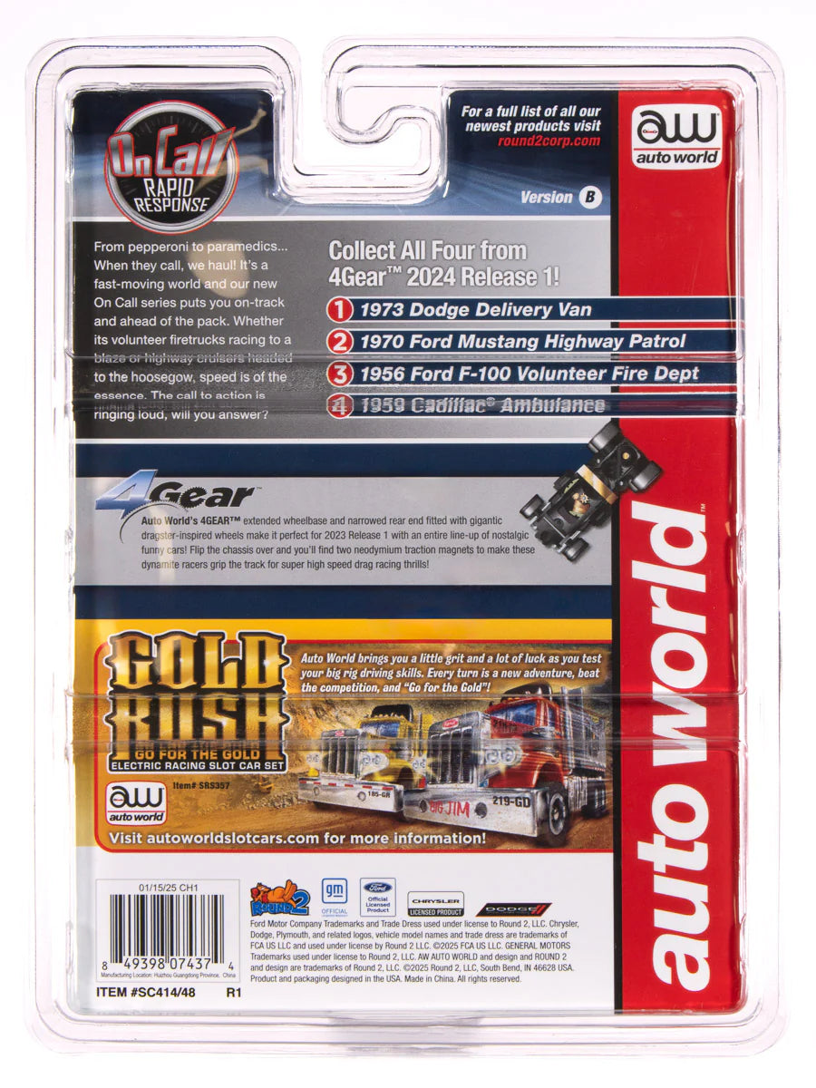 Auto World - On Call Release 1 - 2025. Version B. Slot cars