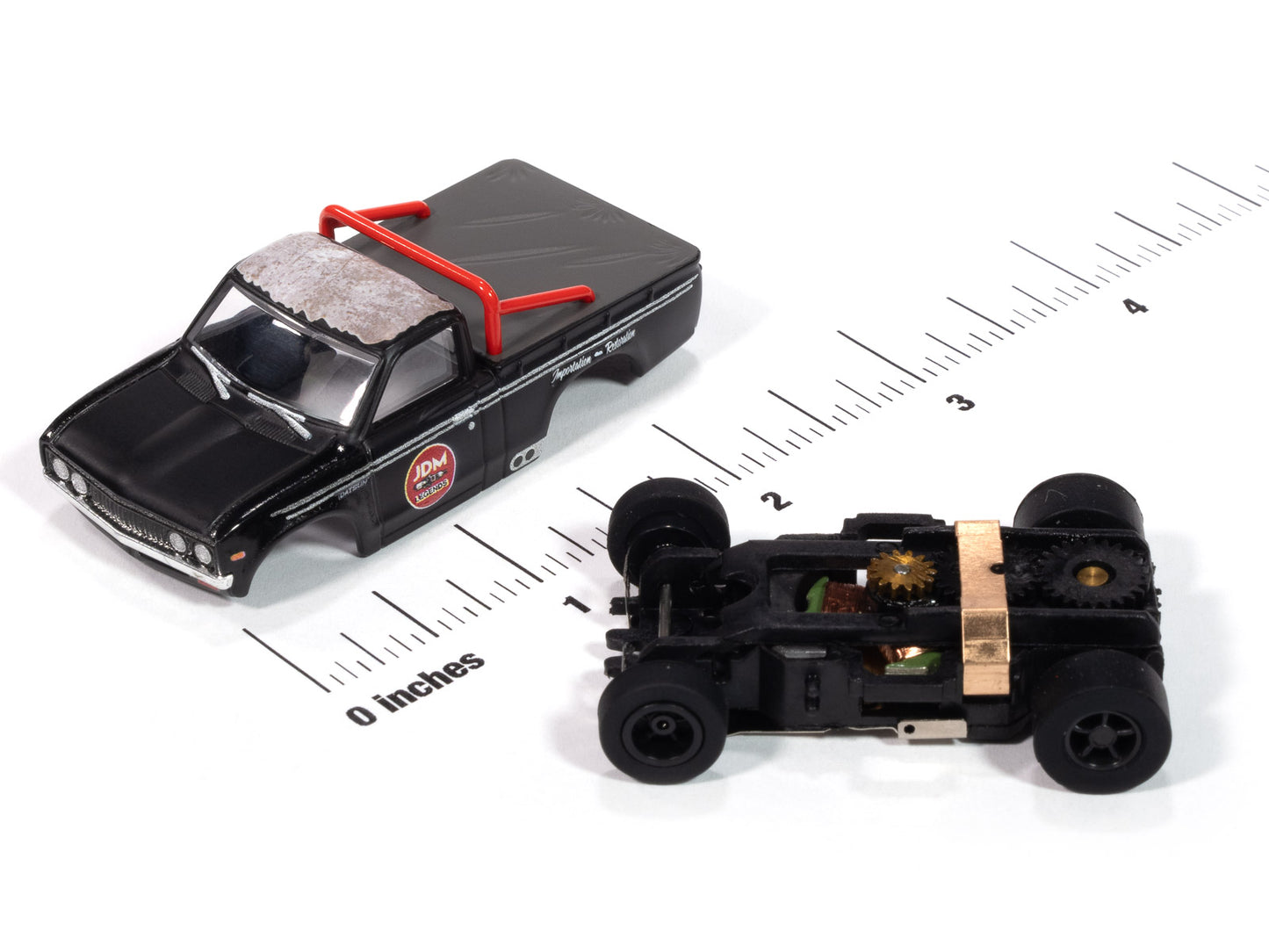 1972 Datsun 620 Pickup Truck JDM Legends-Black & Black