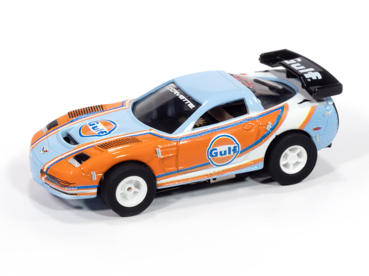 2004 Chevy Corvette C5R Gulf-Orange & Blue Gulf Livery