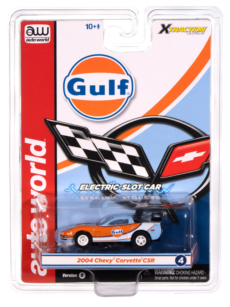 2004 Chevy Corvette C5R Gulf-Orange & Blue Gulf Livery