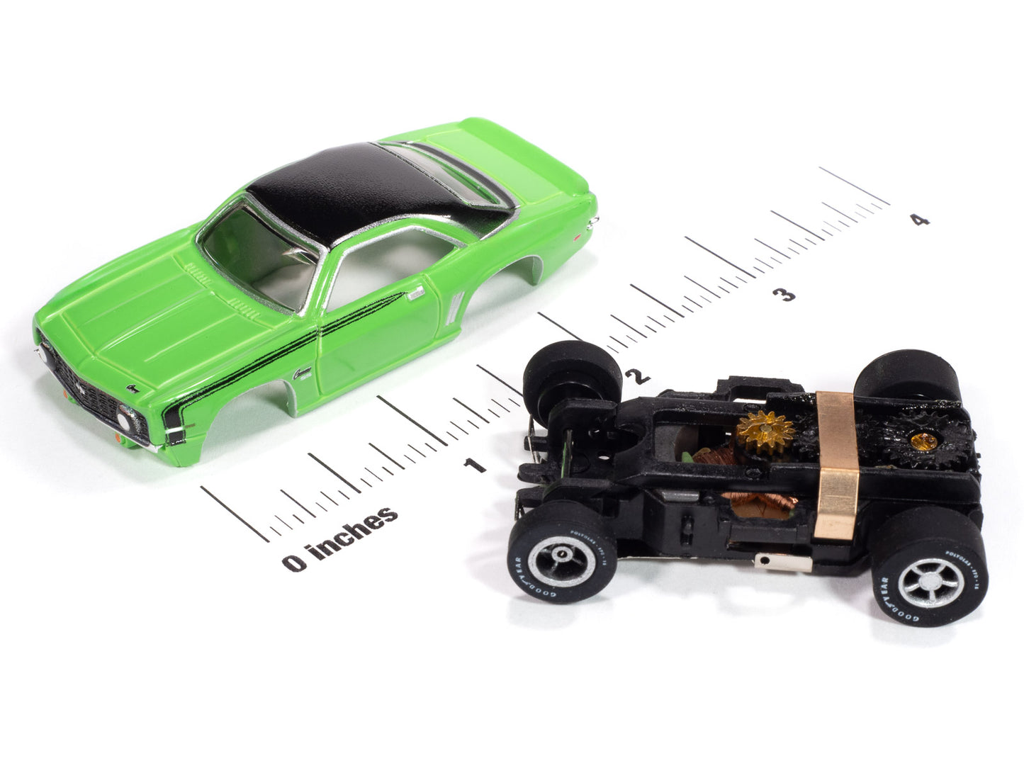 Auto World Power Pony Stampede Release 1, 2025
1969 Chevy Camaro-Neon Green & Black Ver B