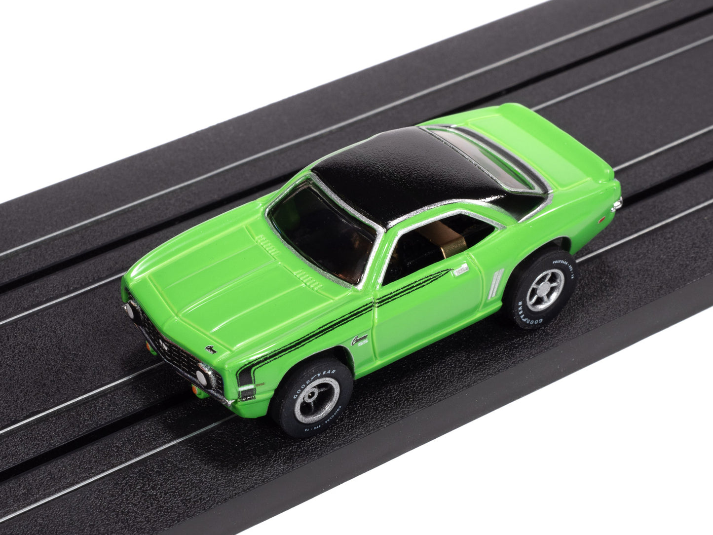 Auto World Power Pony Stampede Release 1, 2025
1969 Chevy Camaro-Neon Green & Black Ver B